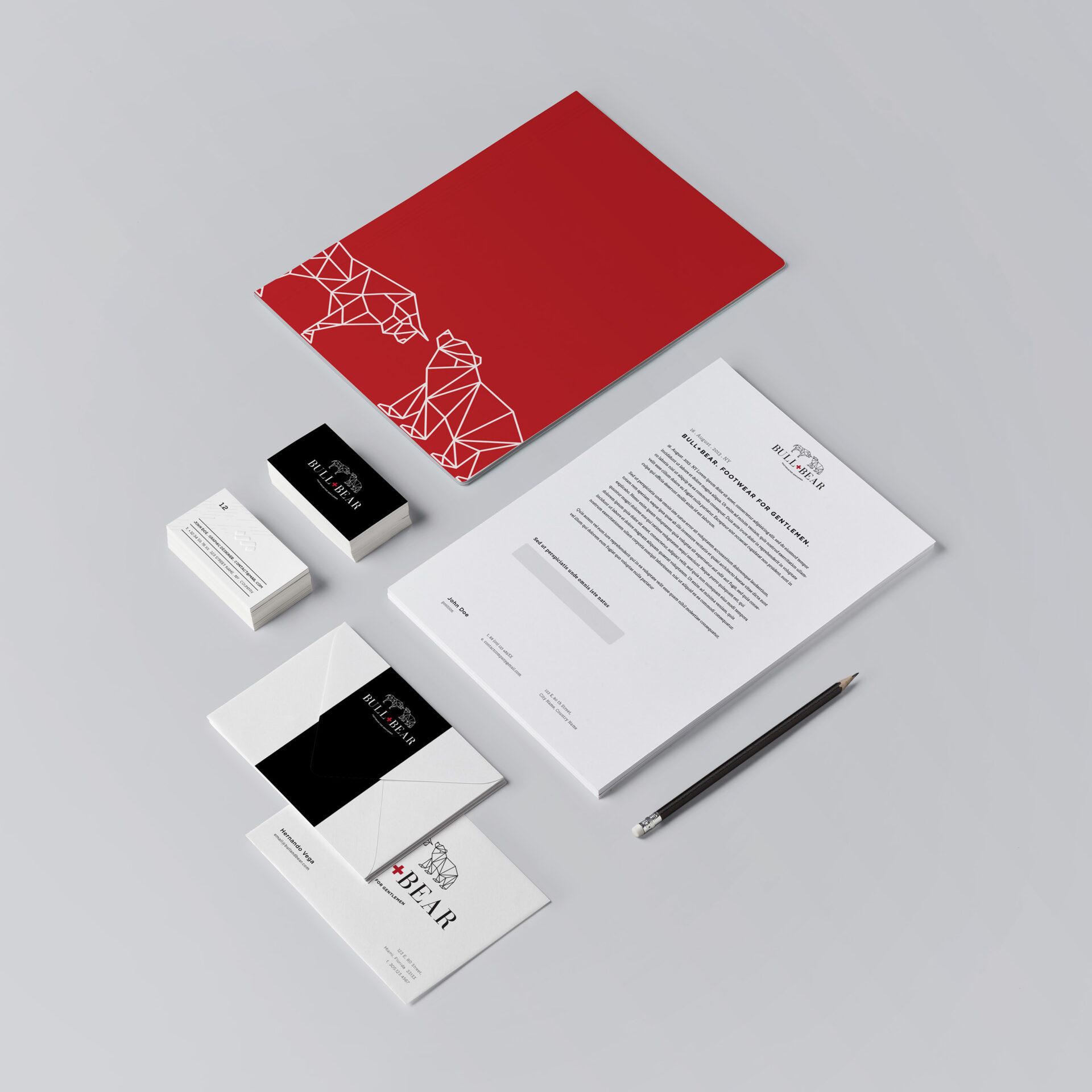 Bull + Bear Brand Design by George Cuevas
