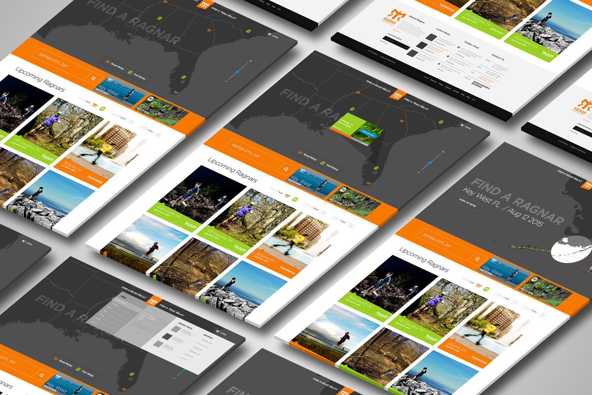 Ragnar website design by George Cuevas