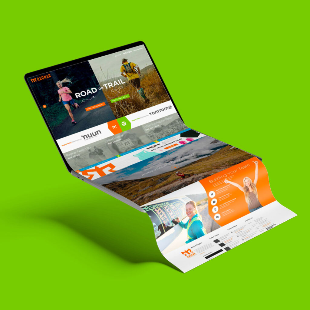 Ragnar website design by George Cuevas