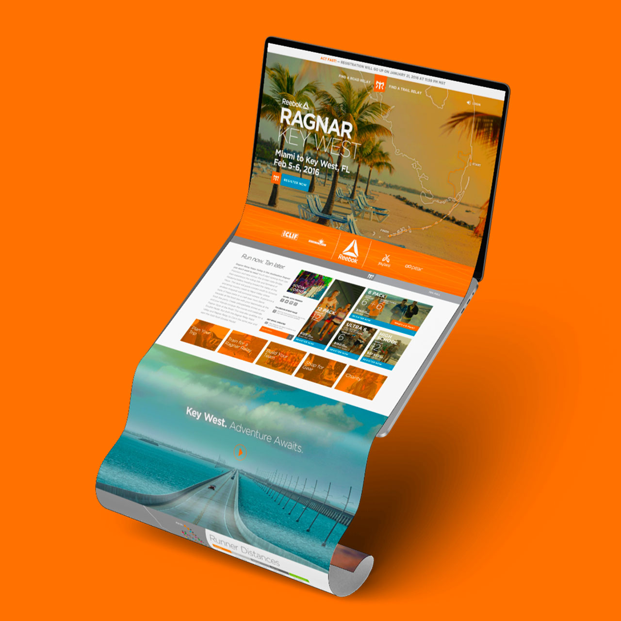 Ragnar website design by George Cuevas